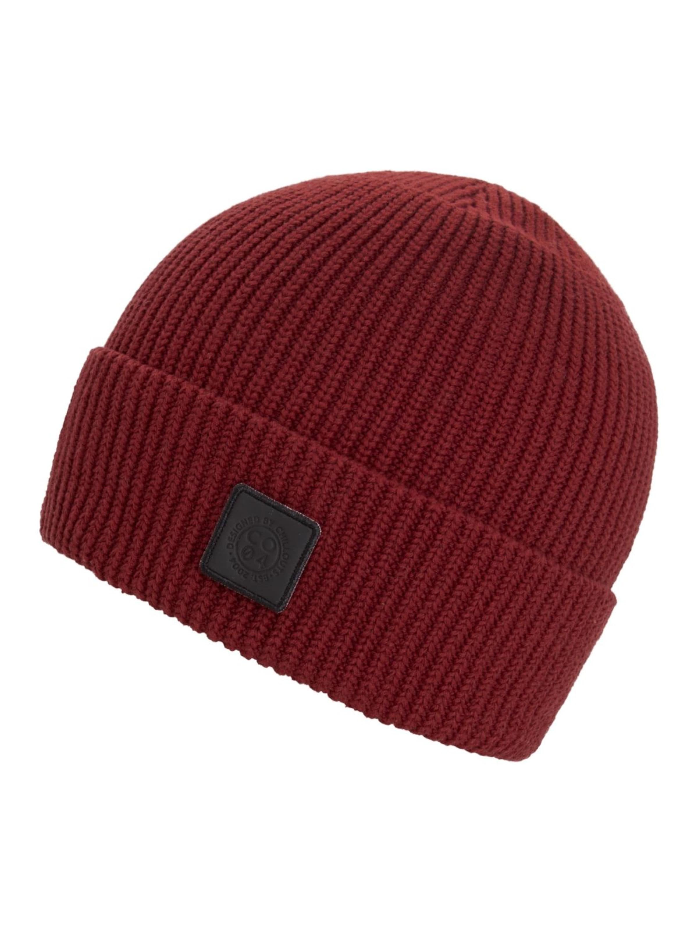 chillouts Mütze '"Karl"'‌‌‌‌ in Rot: Vorderseite