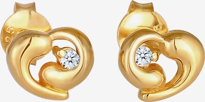 Elli DIAMONDS Ohrringe Herz in gold, Produktansicht