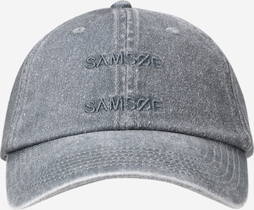 Șapcă de la Samsøe Samsøe pe gri