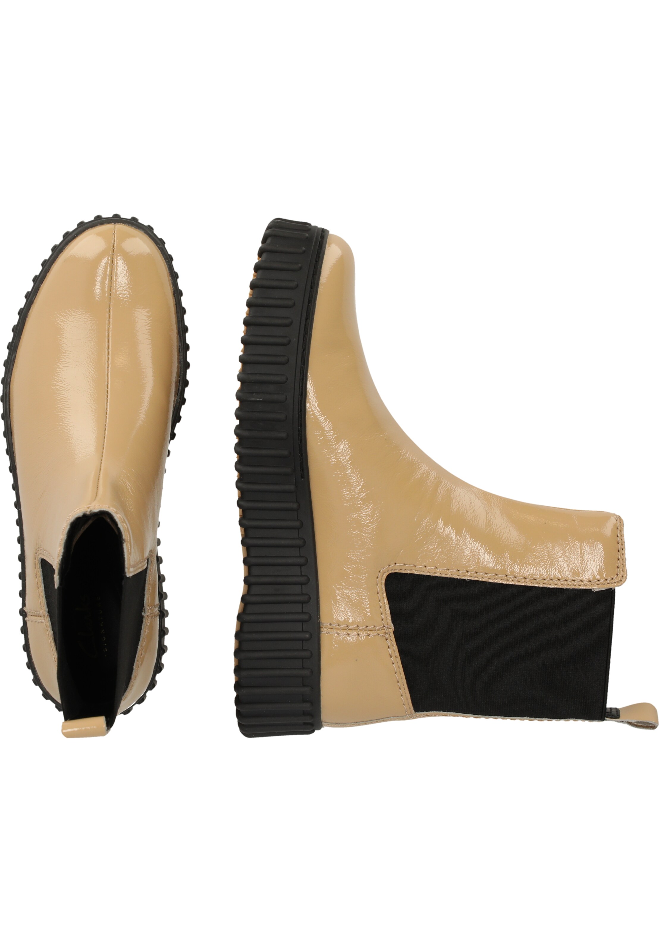 CLARKS Chelsea-Boot 'Torhill Maple' in Beige