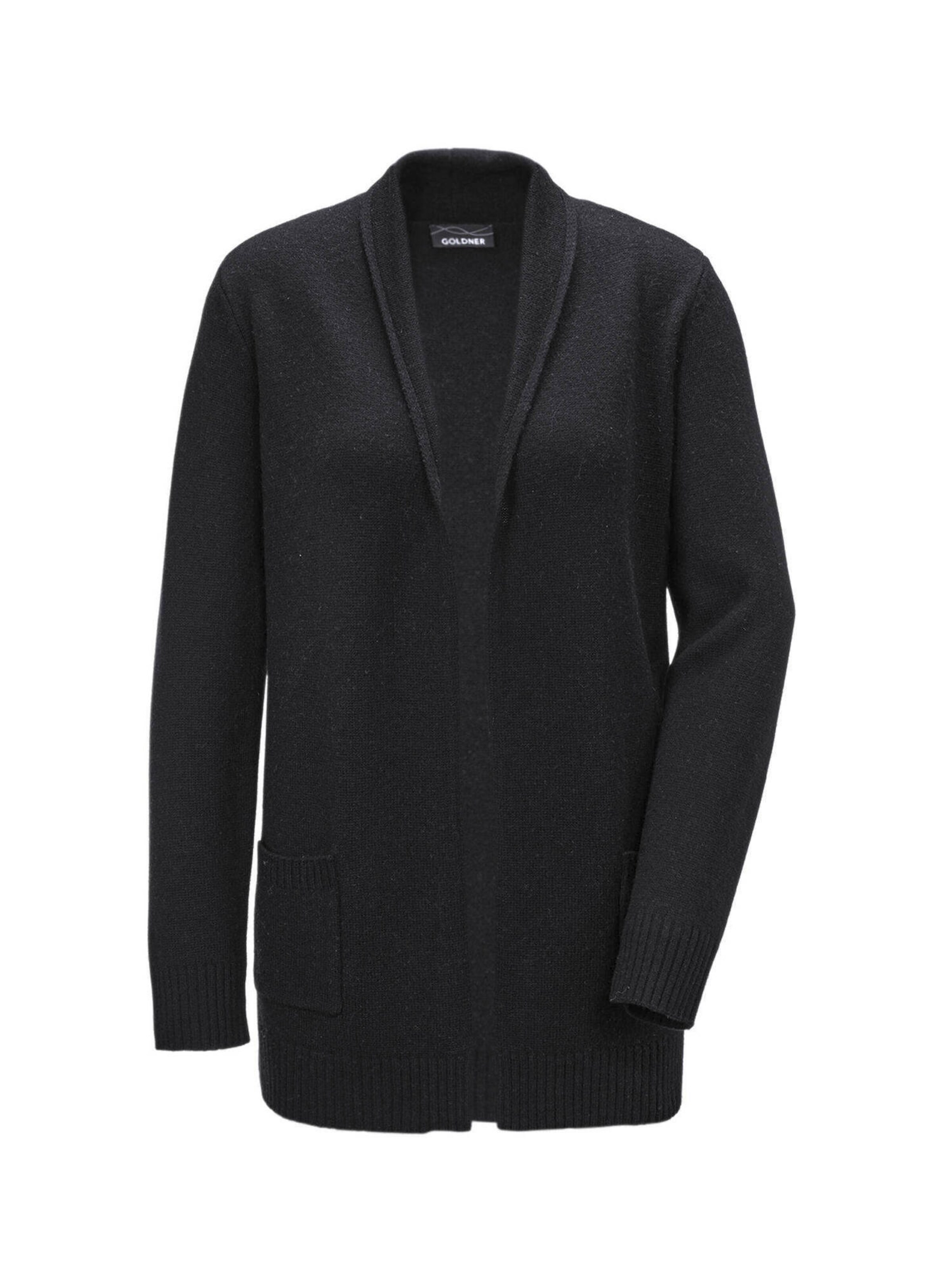Cardigan Goldner en noir : devant
