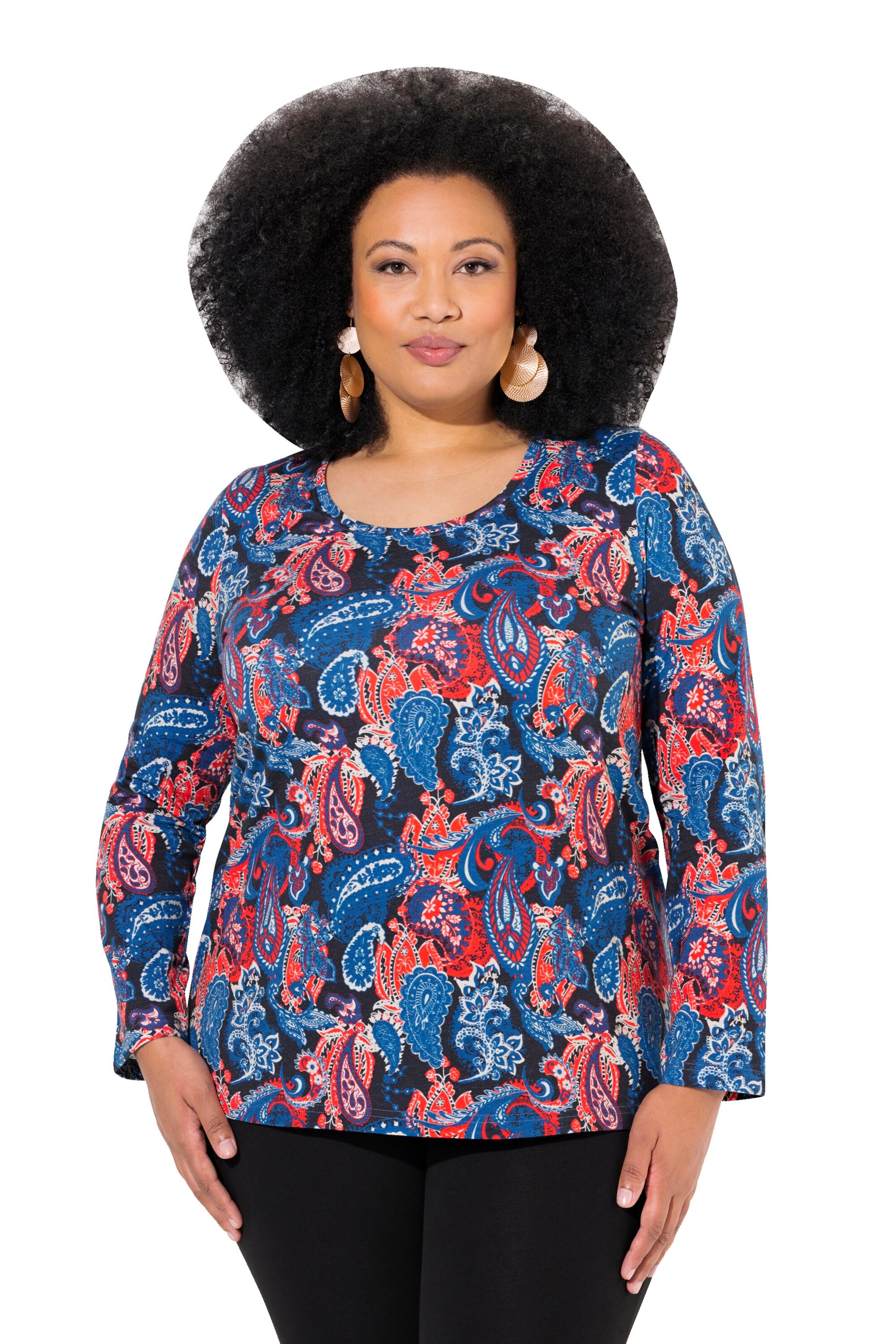 Ulla Popken Shirt in Mixed colours: front