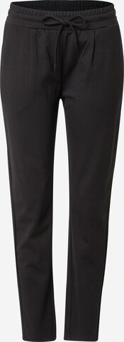 QS by s.Oliver Trousers in Black: front
