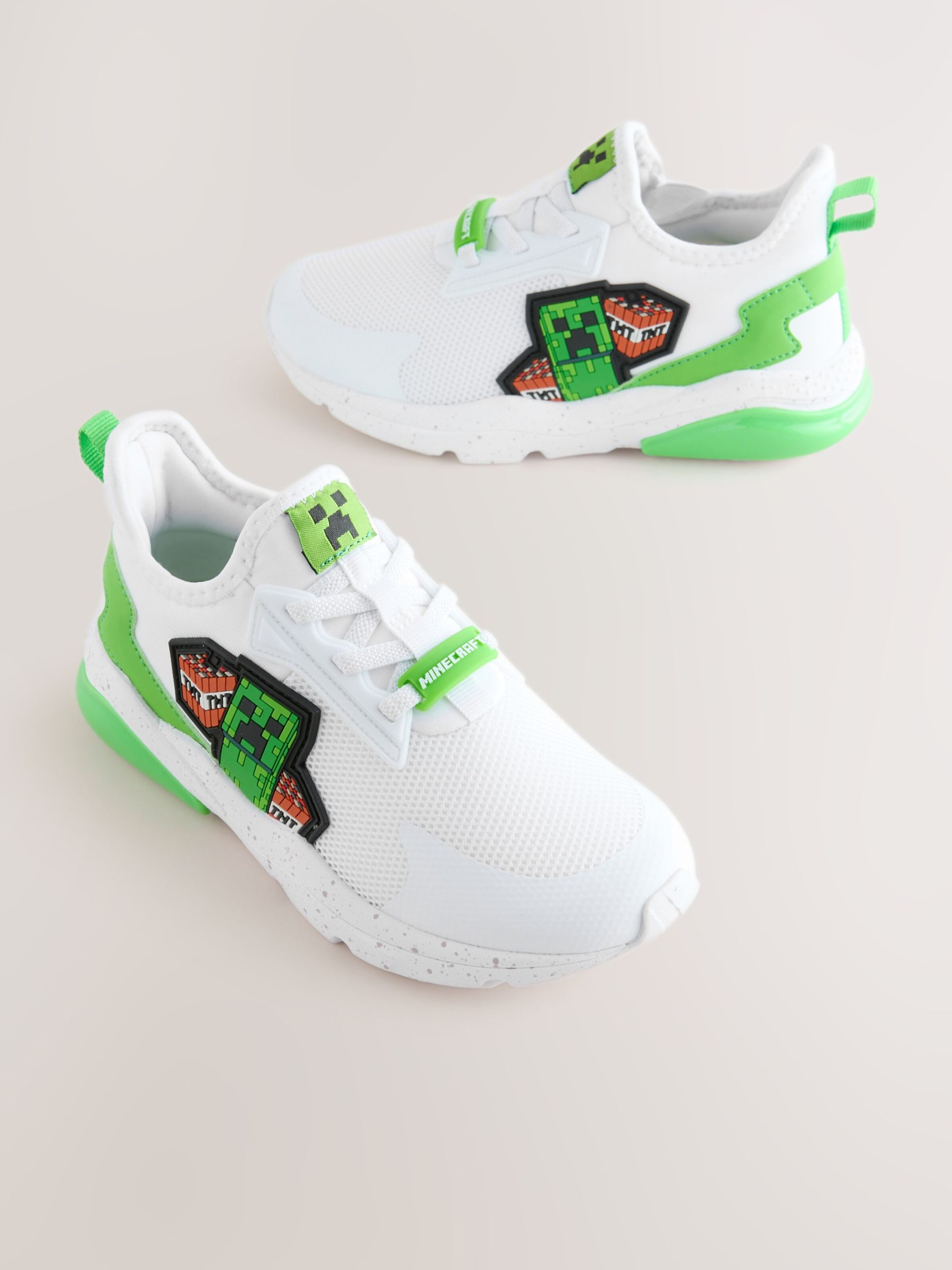 Next Sneaker 'Minecraft' pe Alb | ABOUT YOU