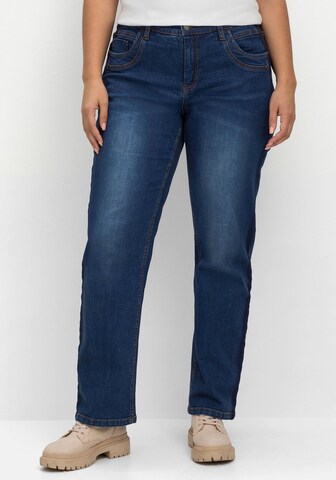 SHEEGO Regular Jeans in Blauw: voorkant