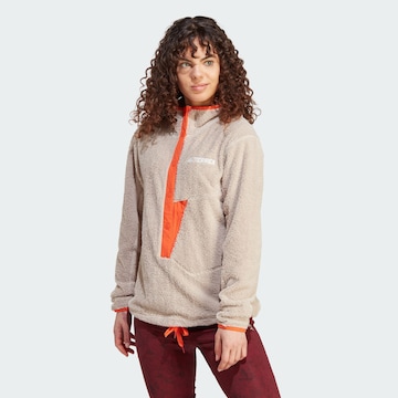 Sweat de sport 'Xploric' ADIDAS TERREX en beige : devant