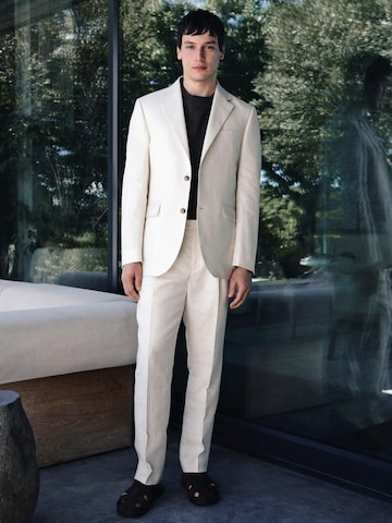 Next Slim fit Blazer 'N.Premium' in Beige