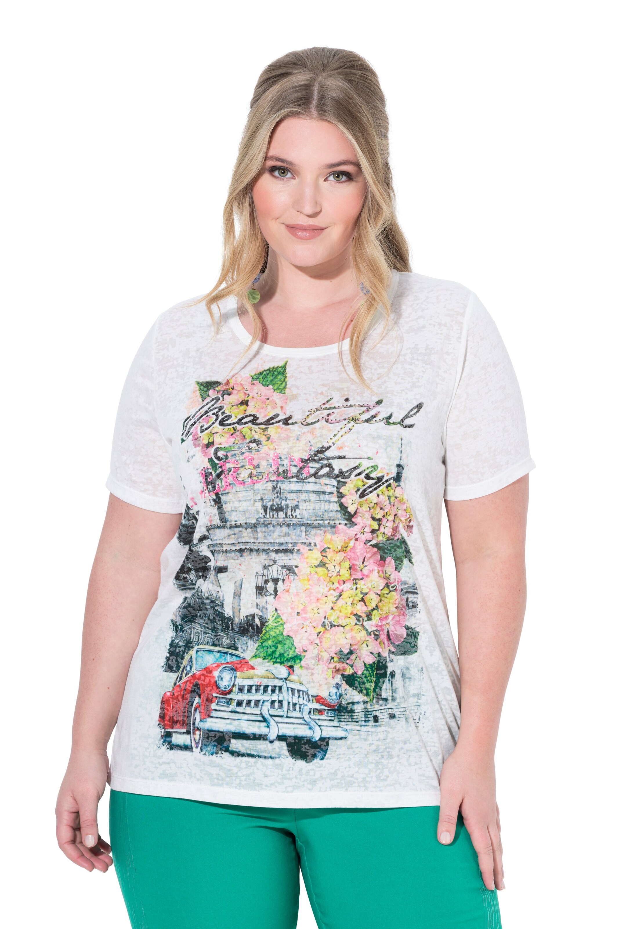 MIAMODA Shirt in White: front