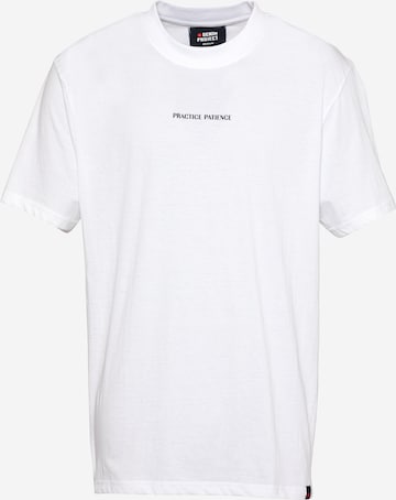 T-Shirt Denim Project en blanc : devant