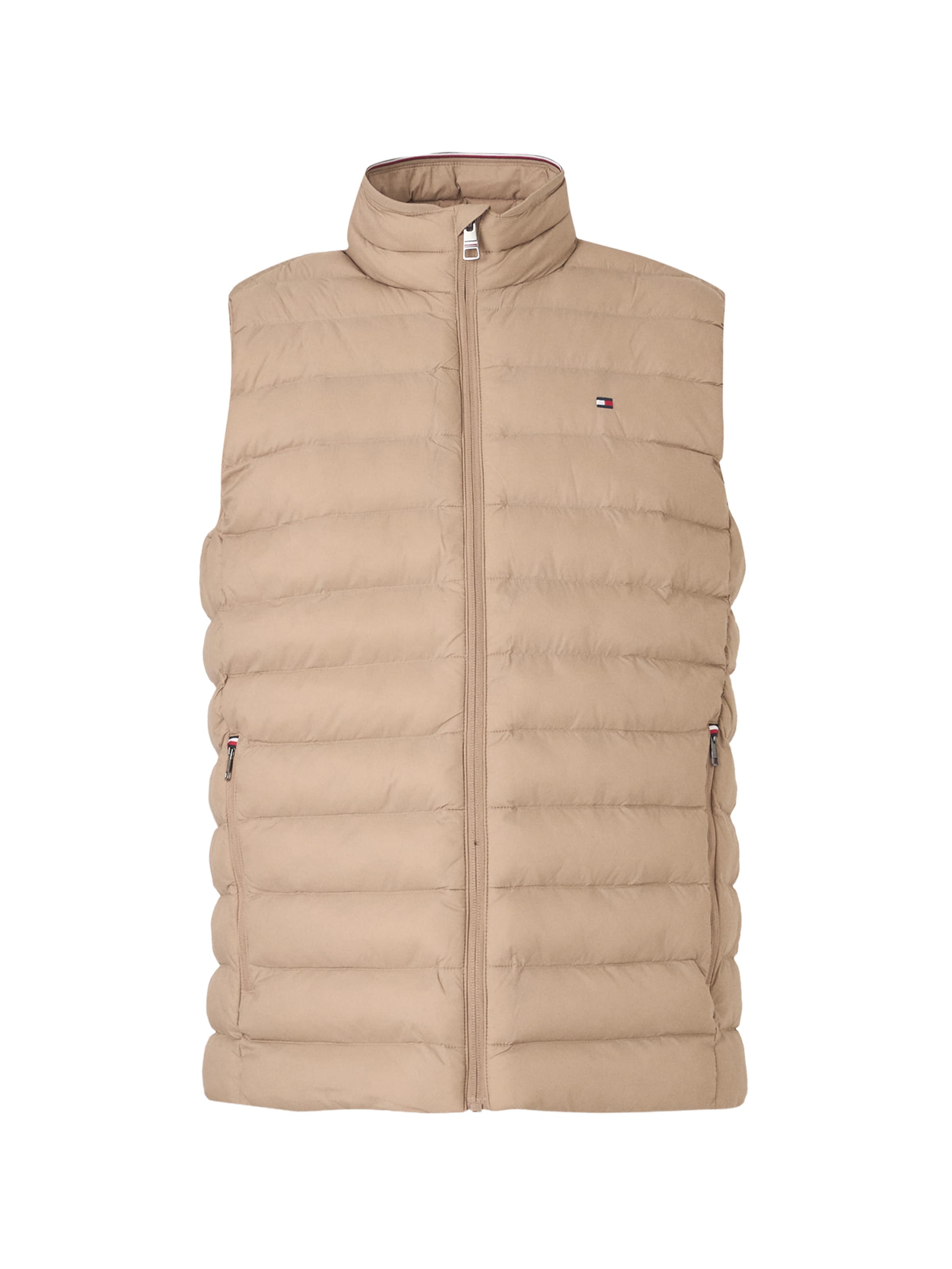 Gilet di TOMMY HILFIGER in beige: frontale