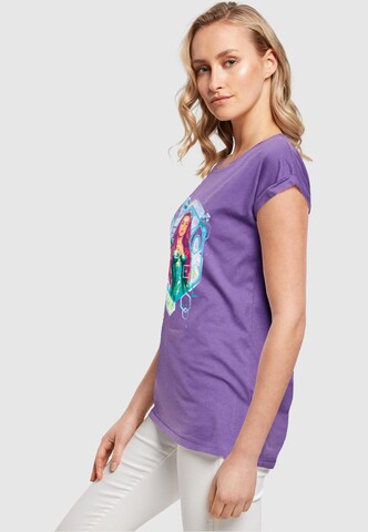 ABSOLUTE CULT T-Shirt 'Aquaman - Mera Geometric' in Lila