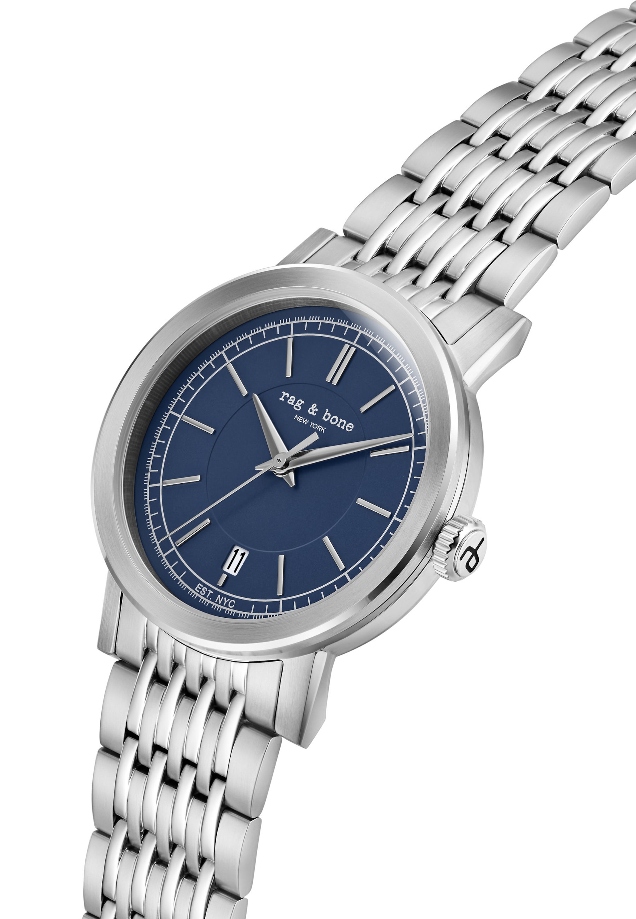 rag & bone Analog watch ' Reign ' in Silver