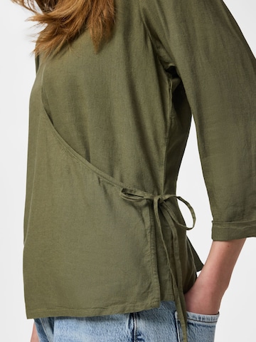 PIECES Blouse 'PCPia' in Groen