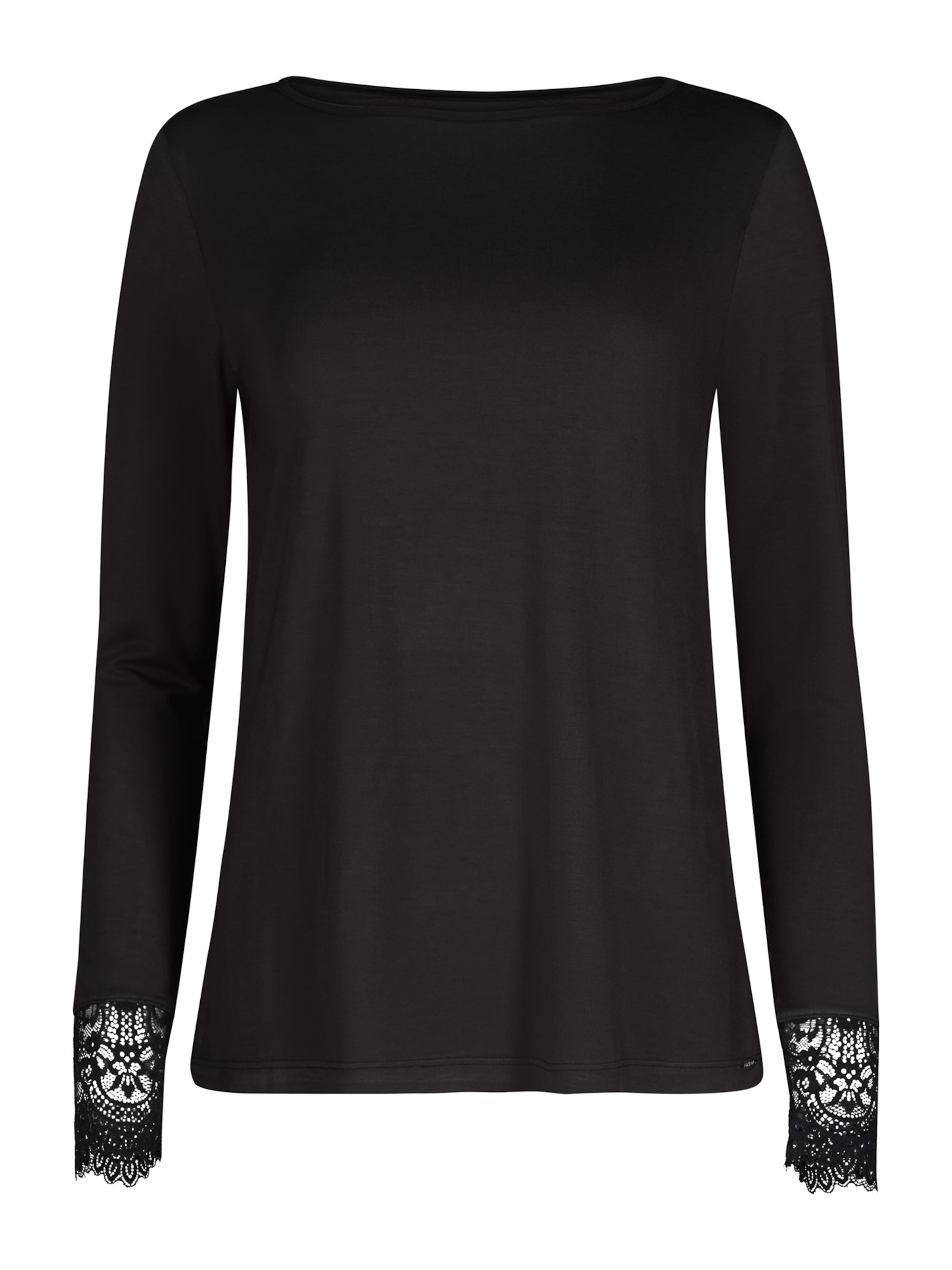 Skiny Piżama w kolorze czarny: przód