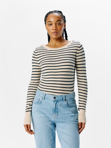 OBJECT Pullover 'OBJPOLINA' i beige: forside