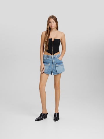 Bershka Top in Zwart