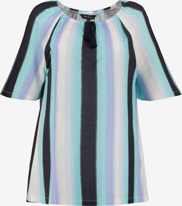 Ulla Popken Shirt in Blauw: voorkant