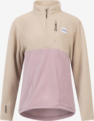 Pull-over de sport Eivy en beige : devant