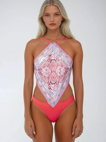 Bikini 'Trikini Capri Coral' Flavia Valentini en rouge : devant
