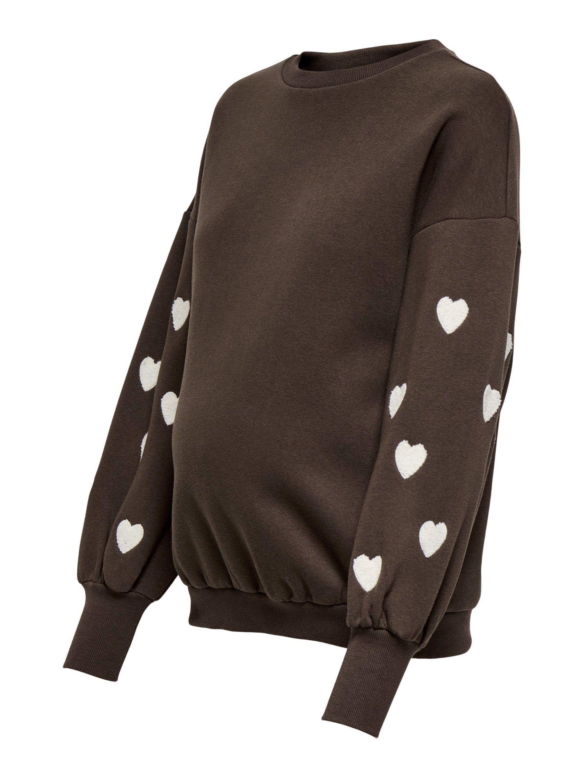 Felpa 'OLMMacy' di Only Maternity in marrone