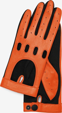 KESSLER Full Finger Gloves 'Mia Driver' in Orange: front