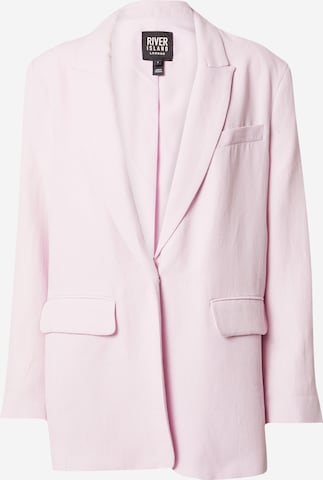 River Island Blazer in Purple: front