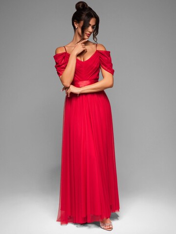 Ombre Abendkleid‌‌‌ in Rot