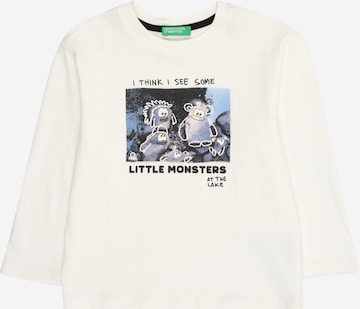 UNITED COLORS OF BENETTON Shirt in Weiß: Vorderseite