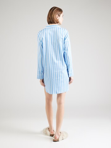 Chemise de nuit 'CLASSIC' Lauren Ralph Lauren en bleu