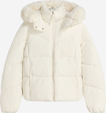 Bershka Зимно яке в жълто: отпред