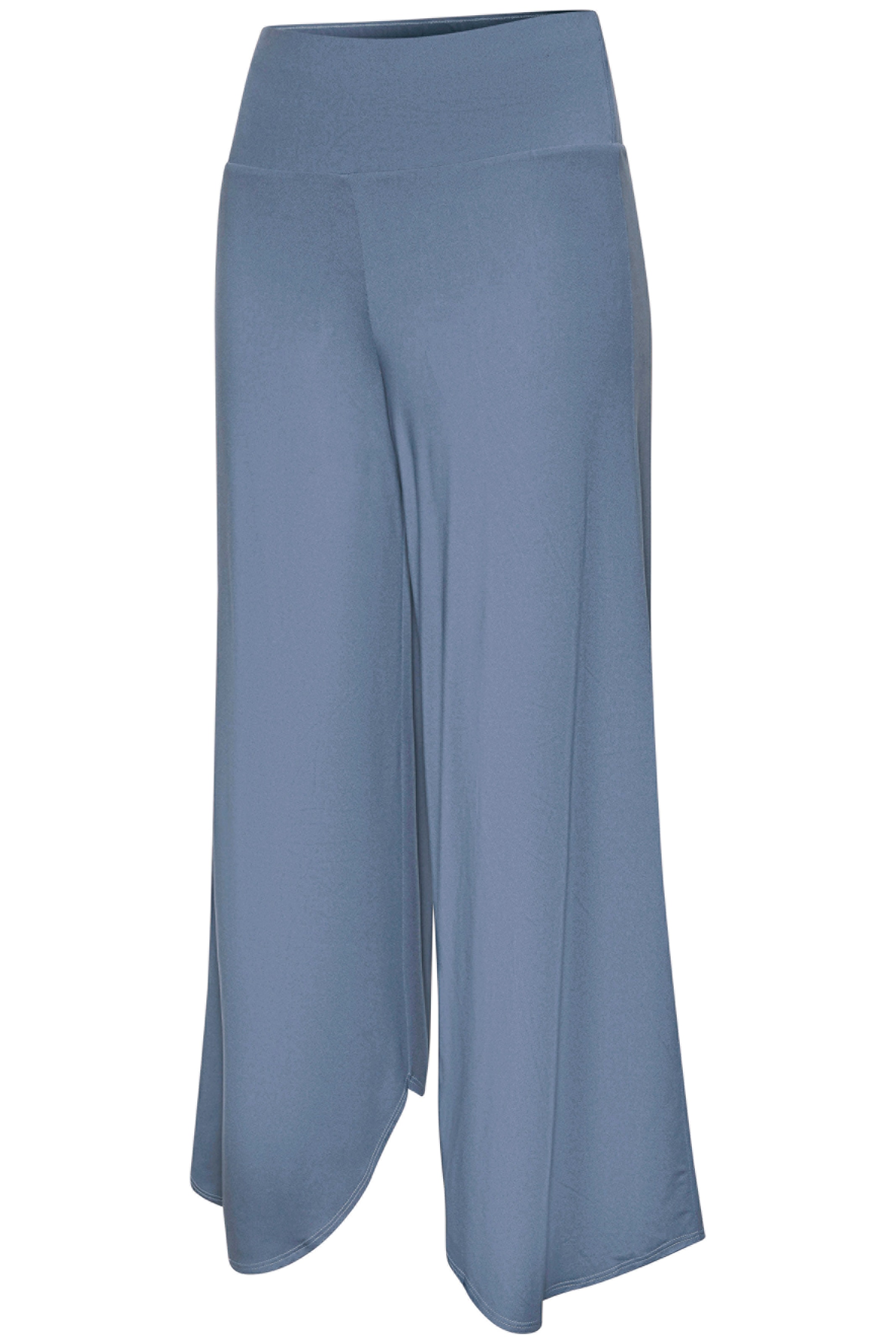 LASCANA Wide Leg Pyjamahose in Blau