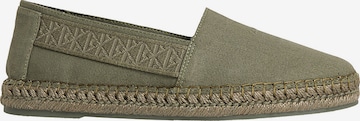 Espadrilles Calvin Klein en vert : devant