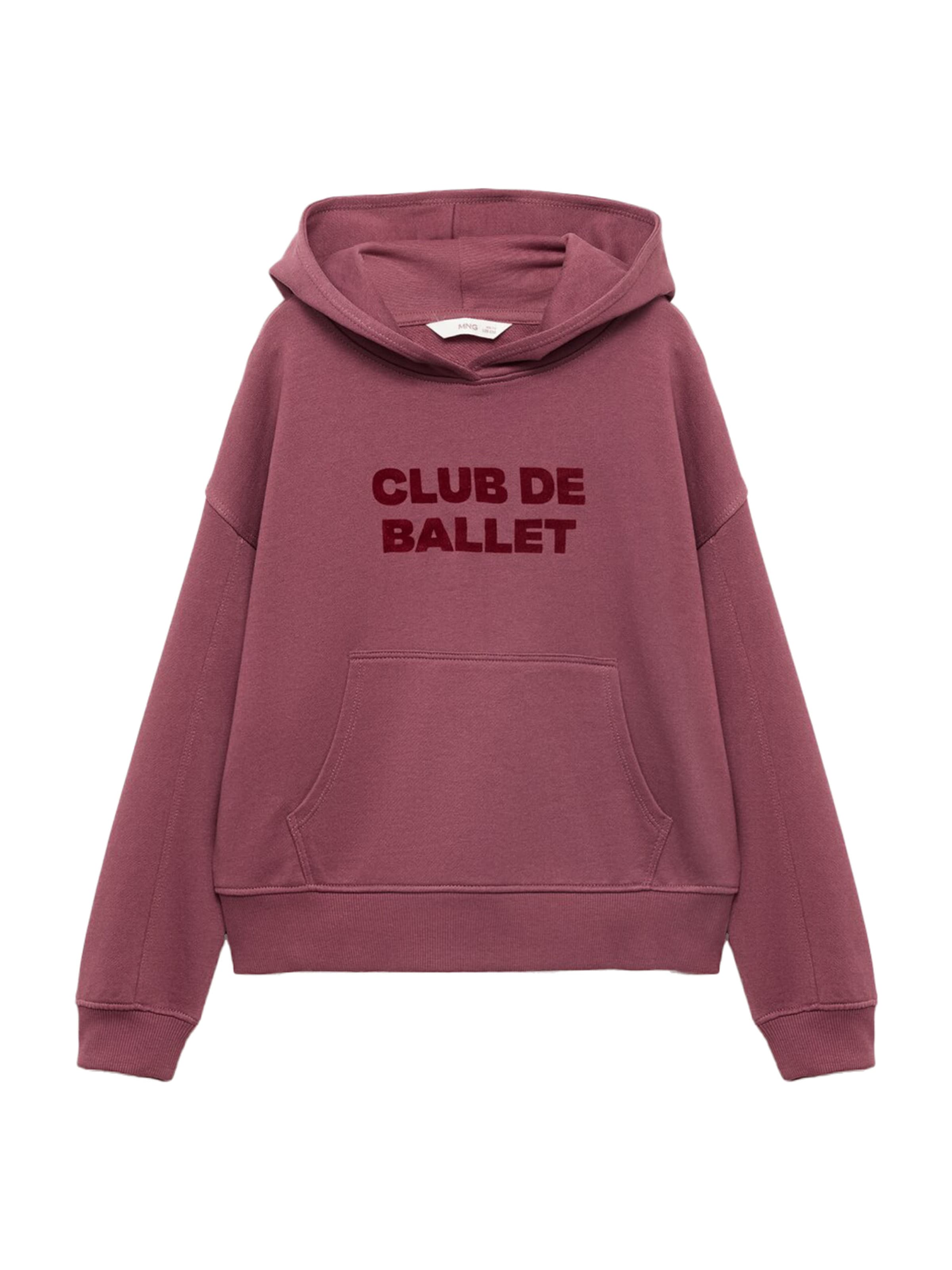 MANGO KIDS Sweatshirt 'BALLET' in Rot: Vorderseite