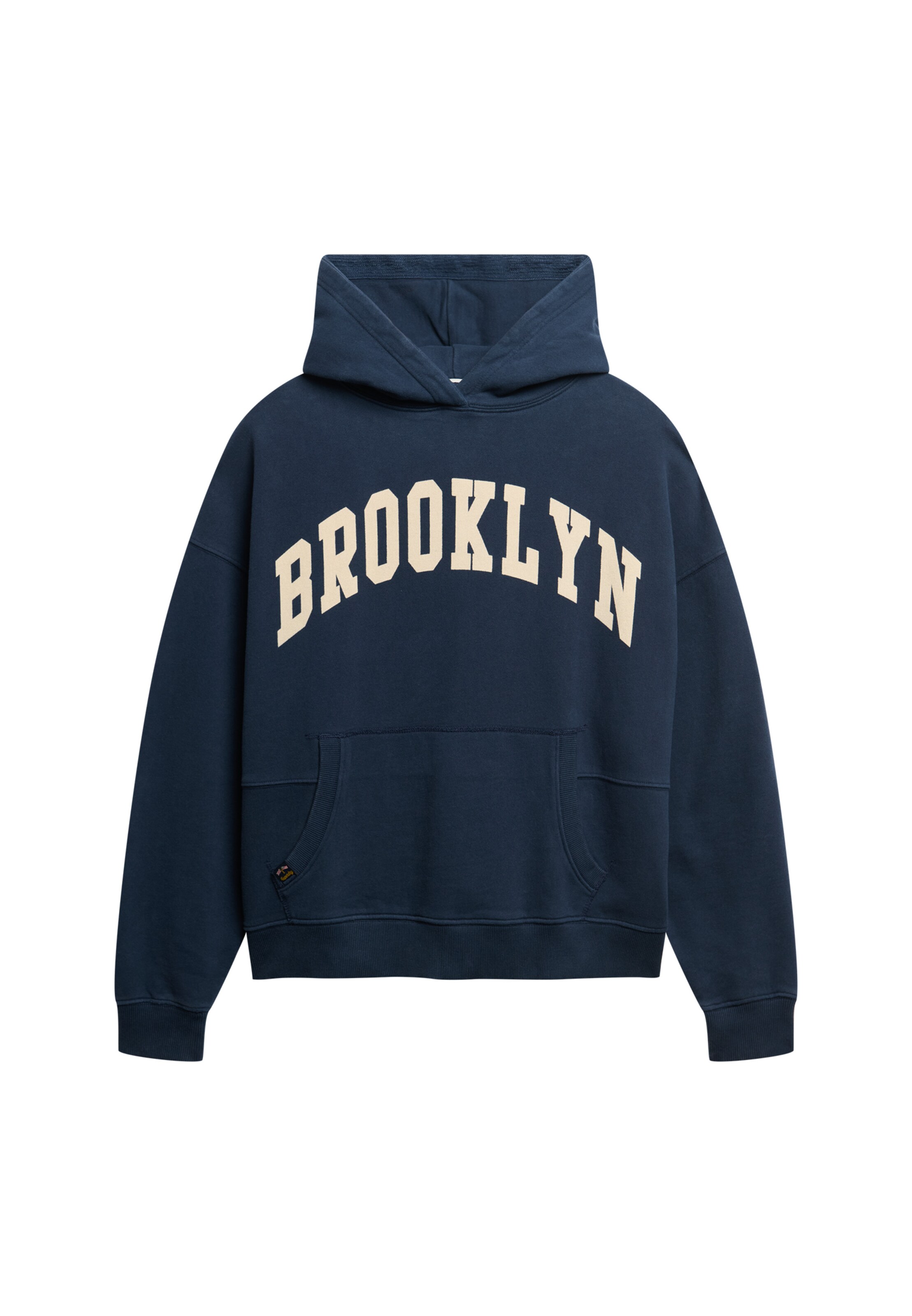 Superdry Sweatshirt 'Athletic Essentials' in Blauw: voorkant