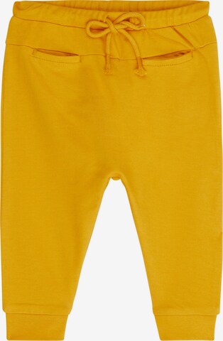 Sense Organics Tapered Broek 'CANDY' in Geel: voorkant