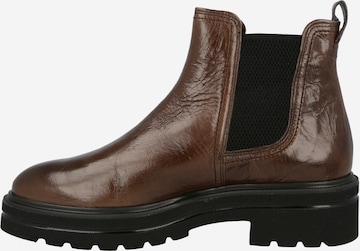 Paul Green Chelsea boots i brun