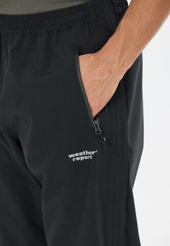 Weather Report Regular Regenhose 'Delton' in Schwarz