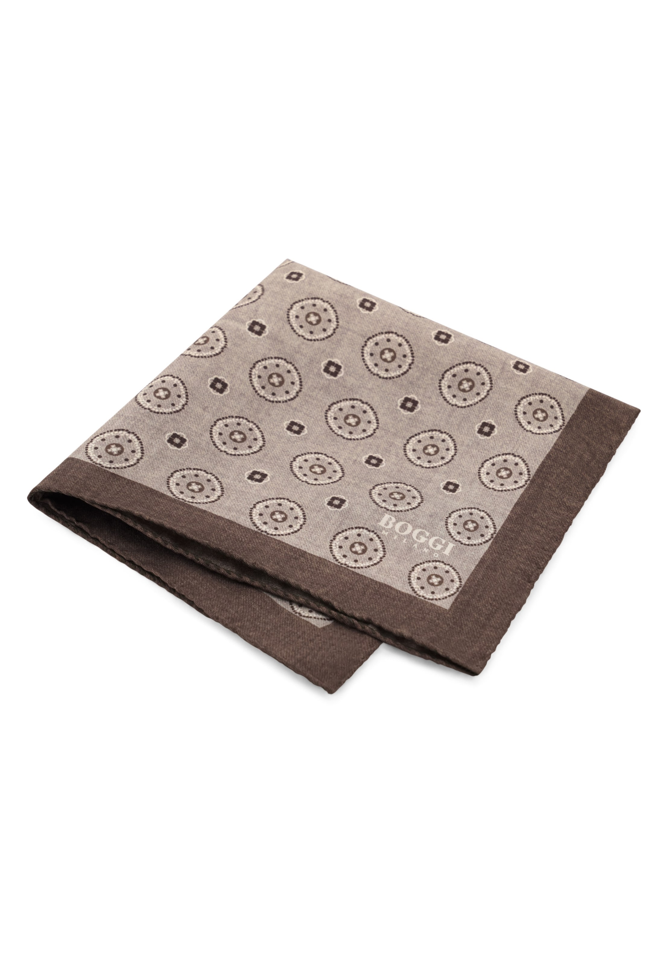 Pochette Boggi Milano en marron : devant
