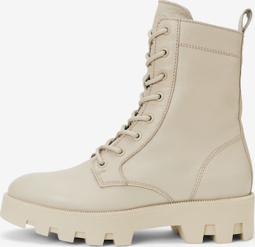 Bottines à lacets 'Pilar' Marc O'Polo en beige : devant