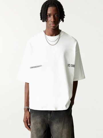Pull&Bear Shirt 'ICE CUBE' in White