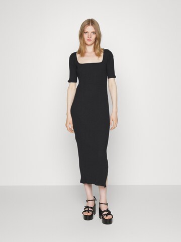 HUGO Kleid 'Nirale' in Schwarz: Vorderseite