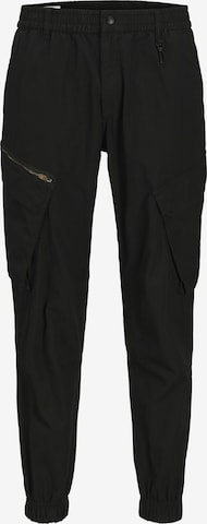 Pantaloni cargo 'JPSTKANE ELLIOT' di JACK & JONES in nero: frontale