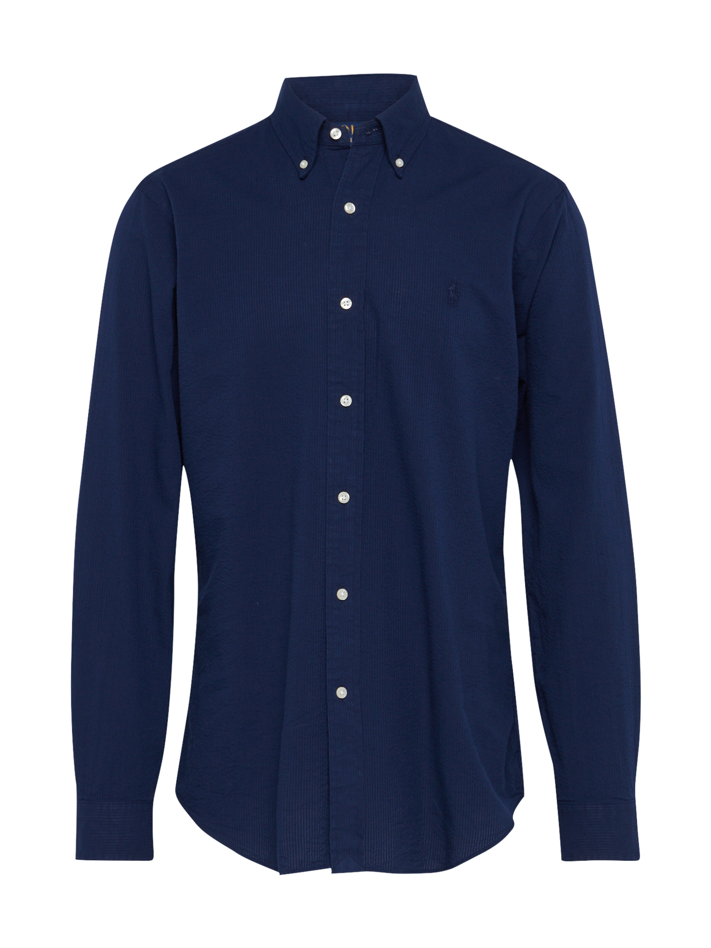 Polo Ralph Lauren Slim fit Button Up Shirt in Blue: front