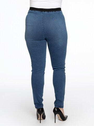 Yoek Skinny Jeggings in Blue