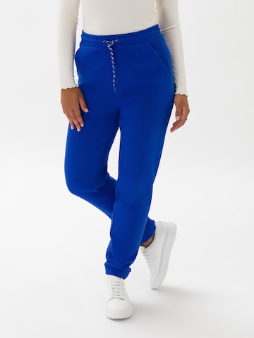 Les Lunes Tapered Workout Pants 'Frayaa' in Blue: front