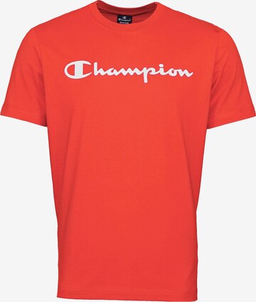Champion Shirt in Rood: voorkant