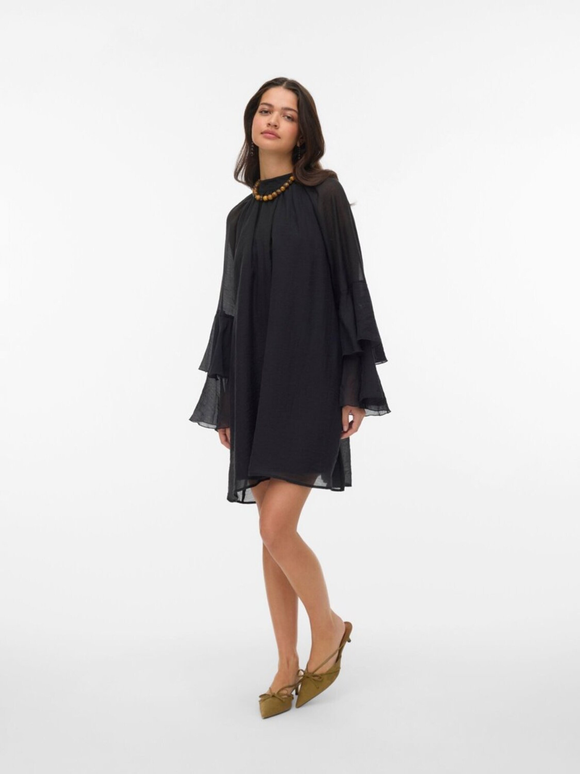 VERO MODA Jurk 'AWVALORA' in Zwart