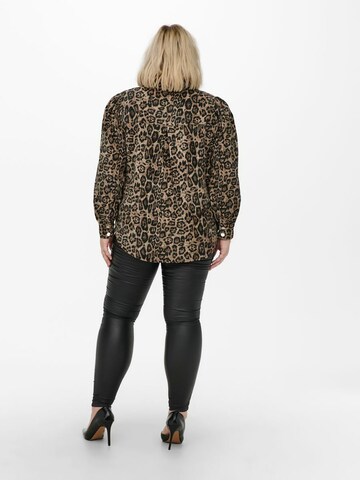 ONLY Carmakoma Blouse in Brown