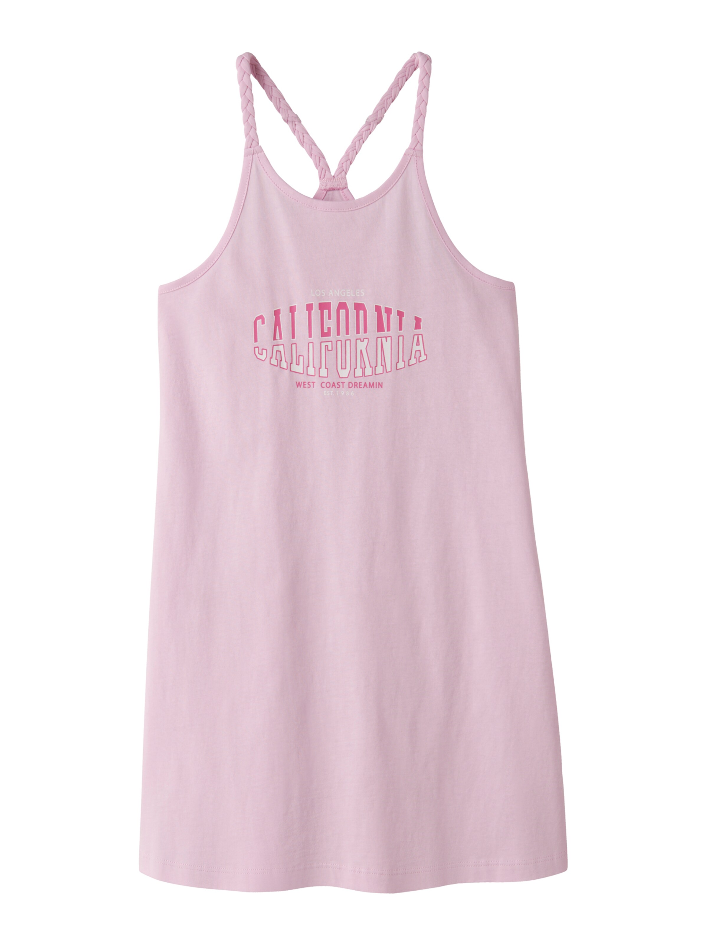 NAME IT - Vestido 'NKFFRONCAZ' en rosa: frente