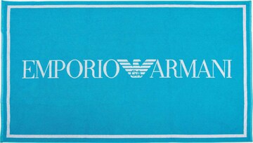 Serviette de plage Emporio Armani en bleu : devant